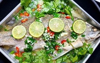 Thai Style Steamed Fish